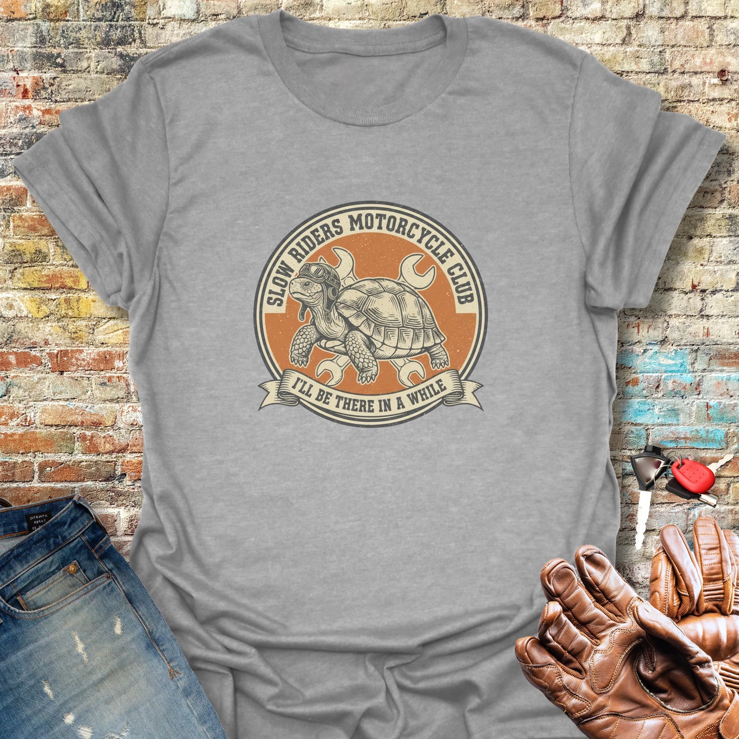 Tortoise T-Shirt - Sport Grey