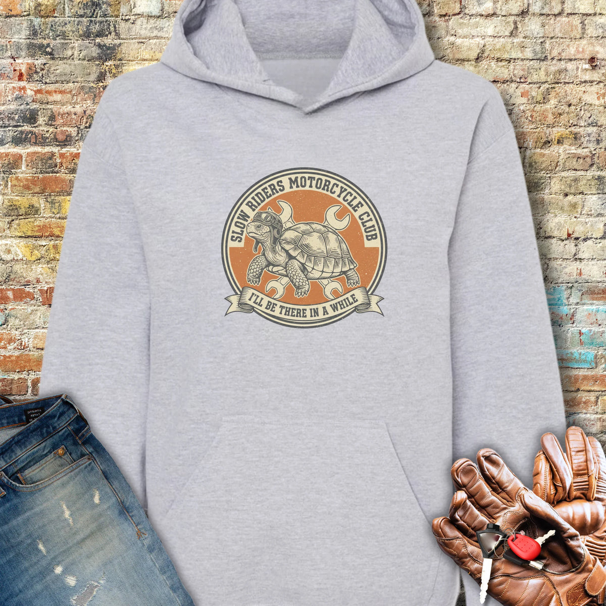Tortoise Hoodie - Sport Grey