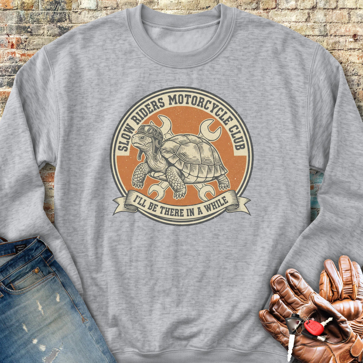 Tortoise Sweatshirt - Sport Grey