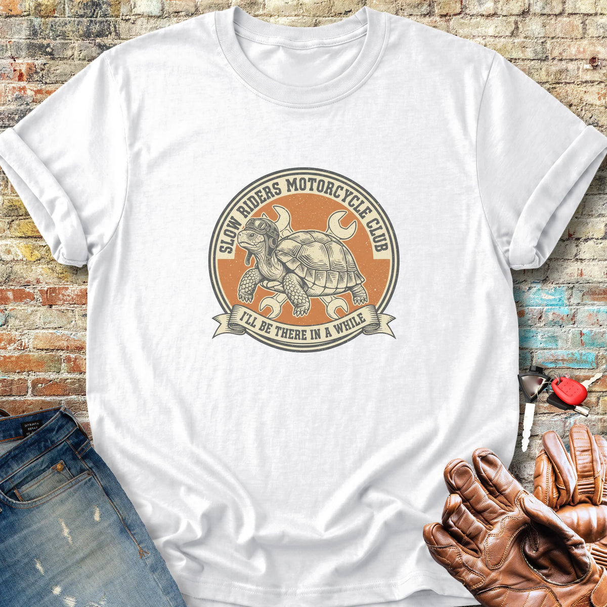 Tortoise Classic T-Shirt - White