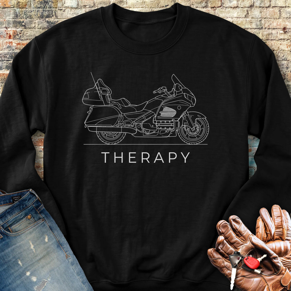 Tourer Therapy Sweatshirt - Black