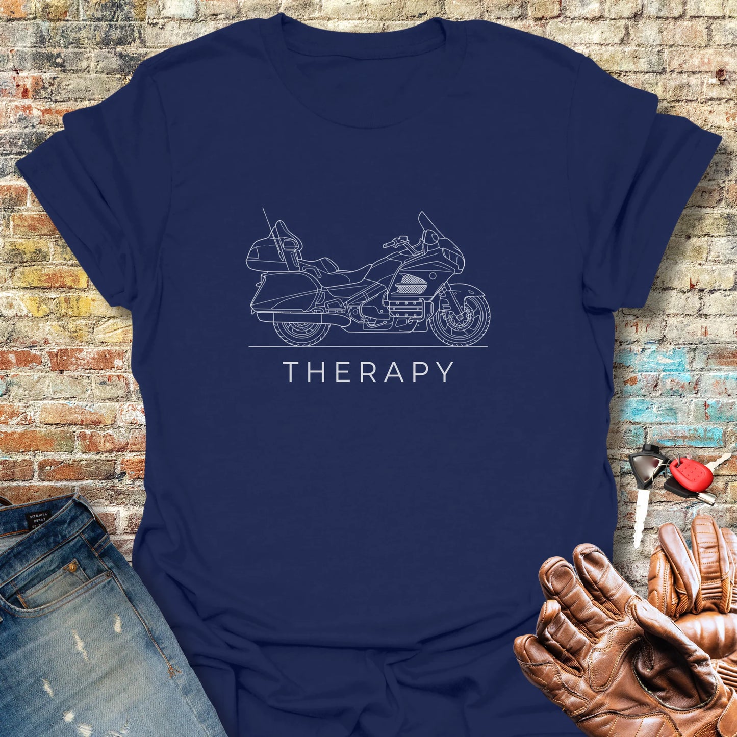 Tourer Therapy T-Shirt - Navy