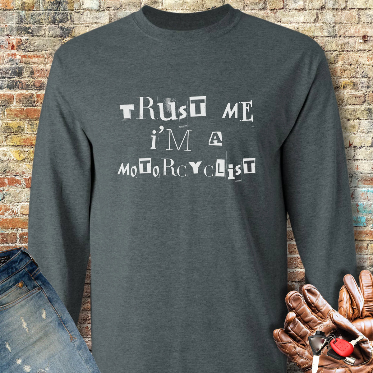 Trust Me (Ransom) Long Sleeve T-Shirt - Dark Heather