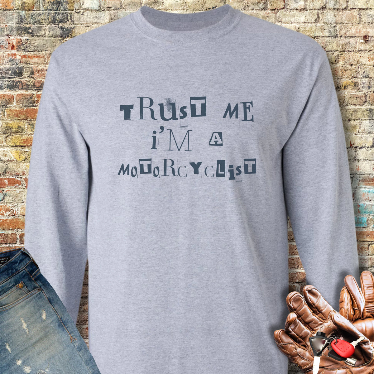 Trust Me (Ransom) Long Sleeve T-Shirt - Sport Grey