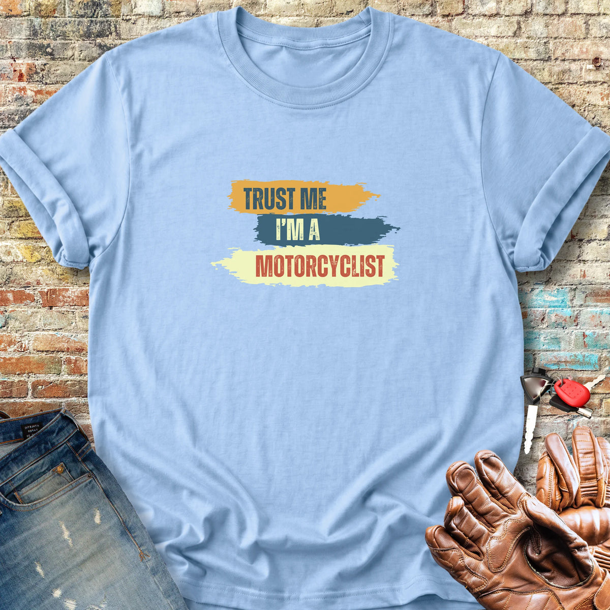 Trust Me (Retro) Classic T-Shirt - Light Blue