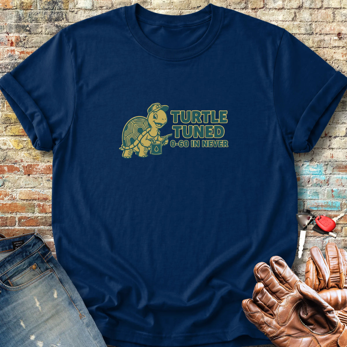 Turtle Tuned Classic T-Shirt - Navy