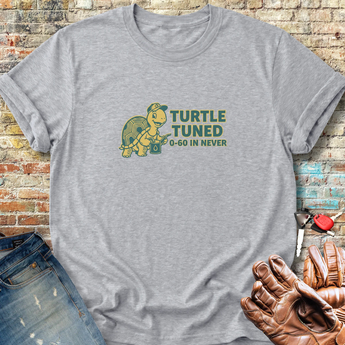 Turtle Tuned Classic T-Shirt - Sport Grey