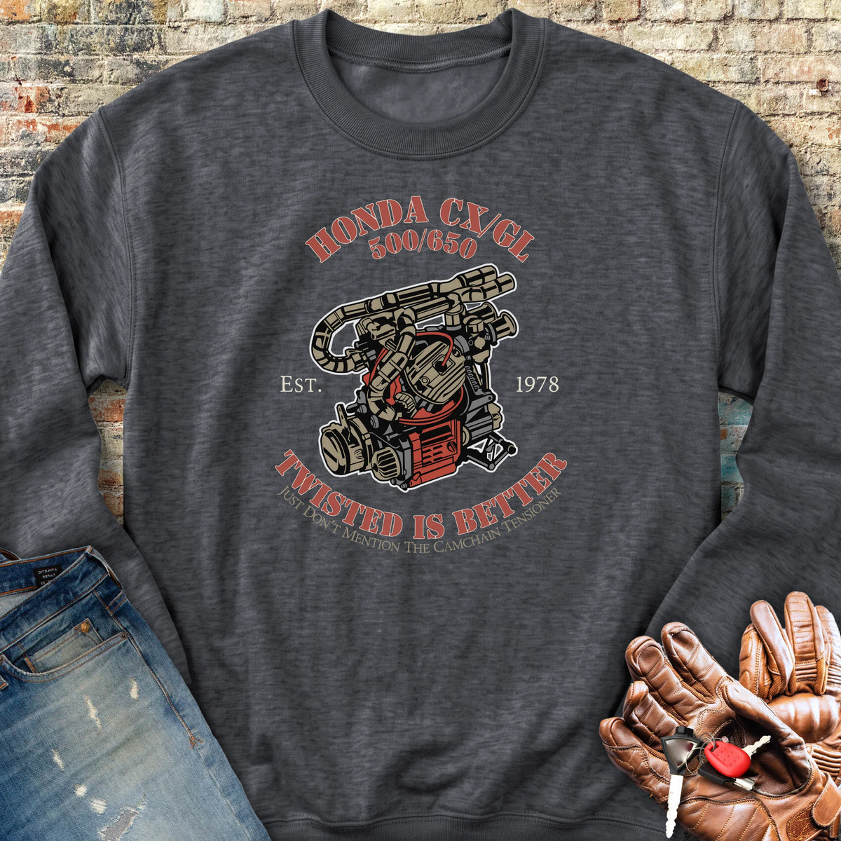 Twisted Is Better Sweatshirt - Dark Heather