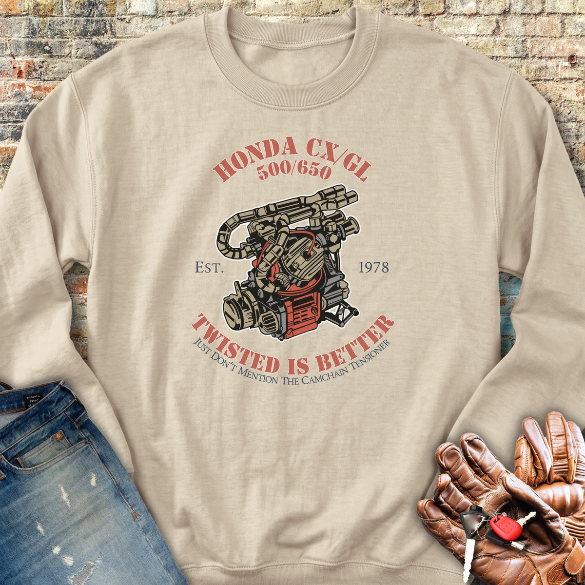 Twisted Is Better Sweatshirt - Sand