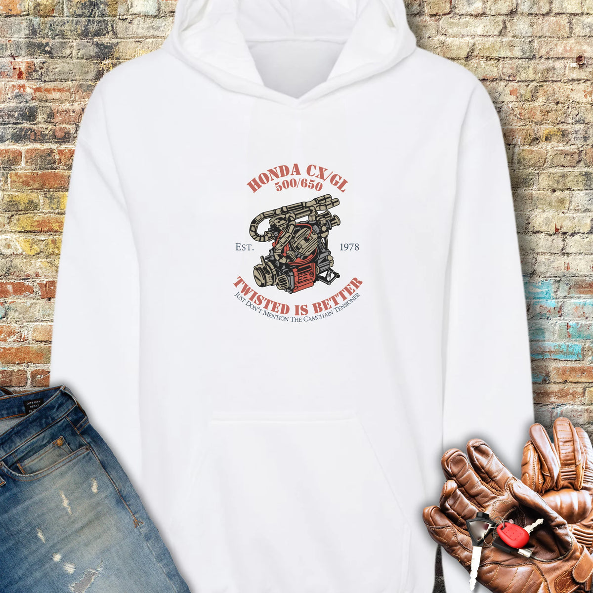 Twisted Is Better Hoodie - White
