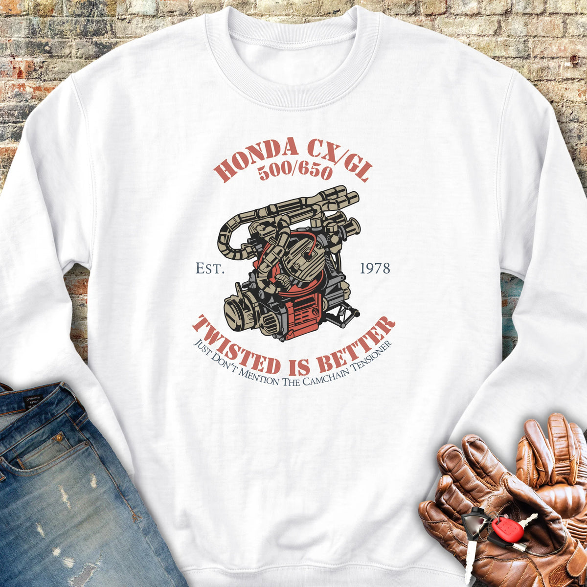Twisted Is Better Sweatshirt - White