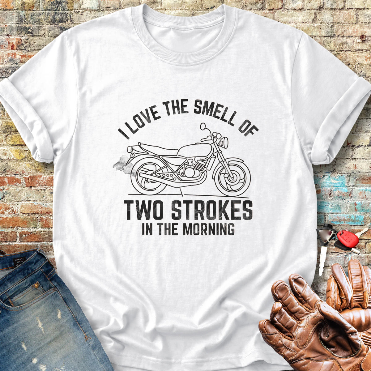 Two Strokes Classic T-Shirt - White