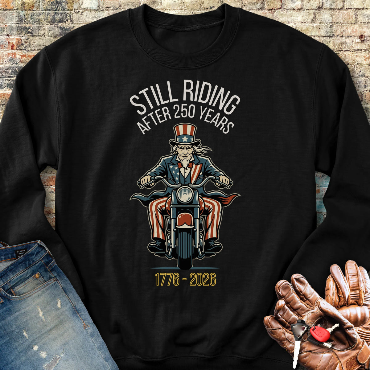 Uncle Sam 250 Sweatshirt - Black