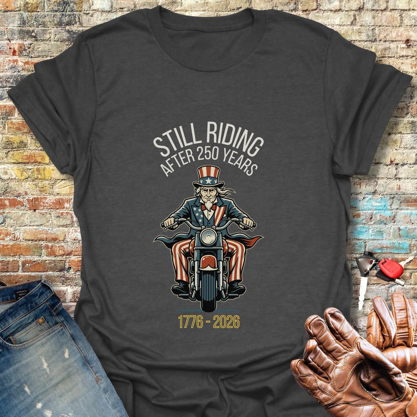 Uncle Sam 250 T-Shirt - Dark Heather