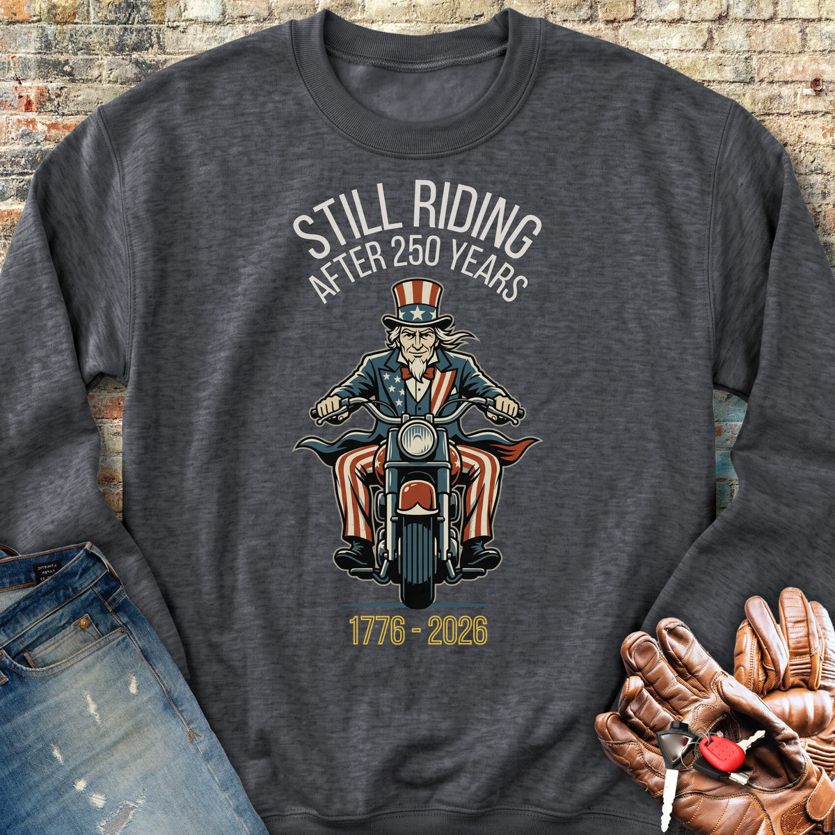 Uncle Sam 250 Sweatshirt - Dark Heather
