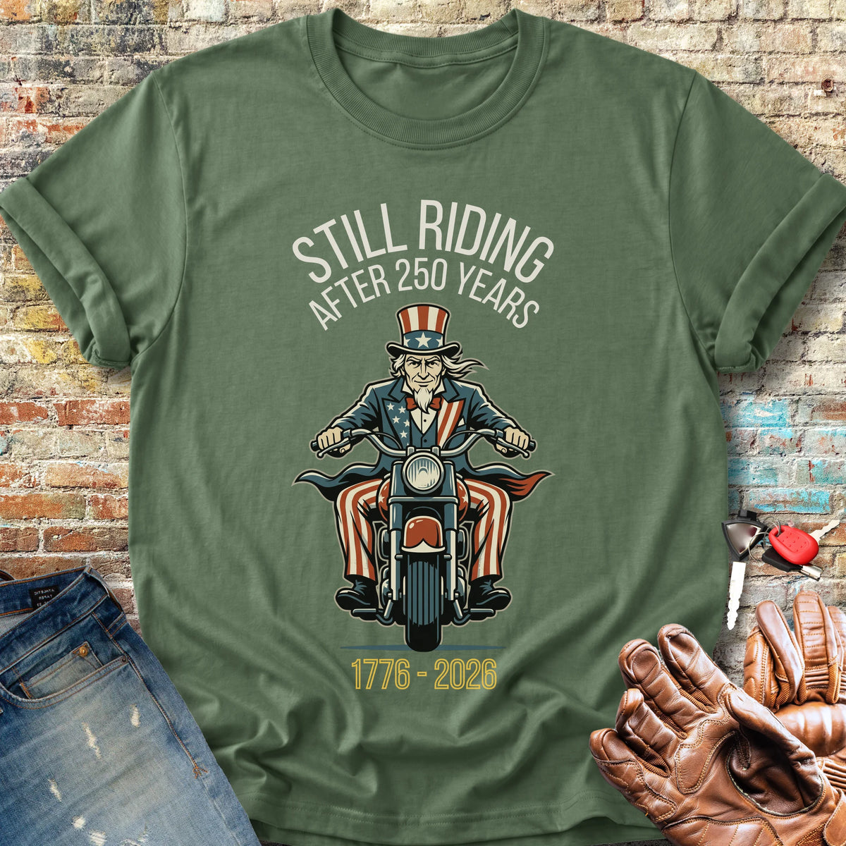 Uncle Sam 250 Classic T-Shirt - Military Green