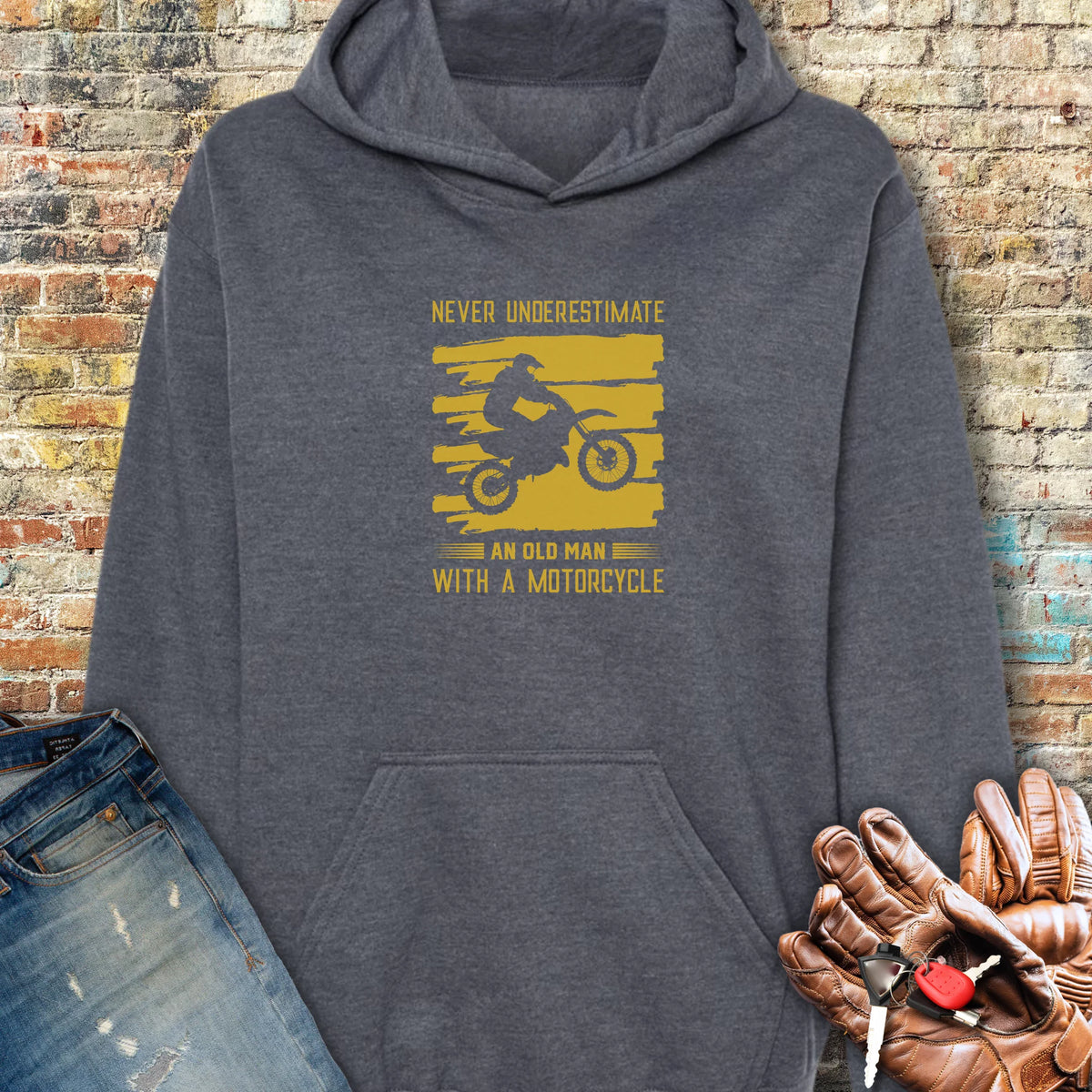 Underestimate Hoodie - Dark Heather
