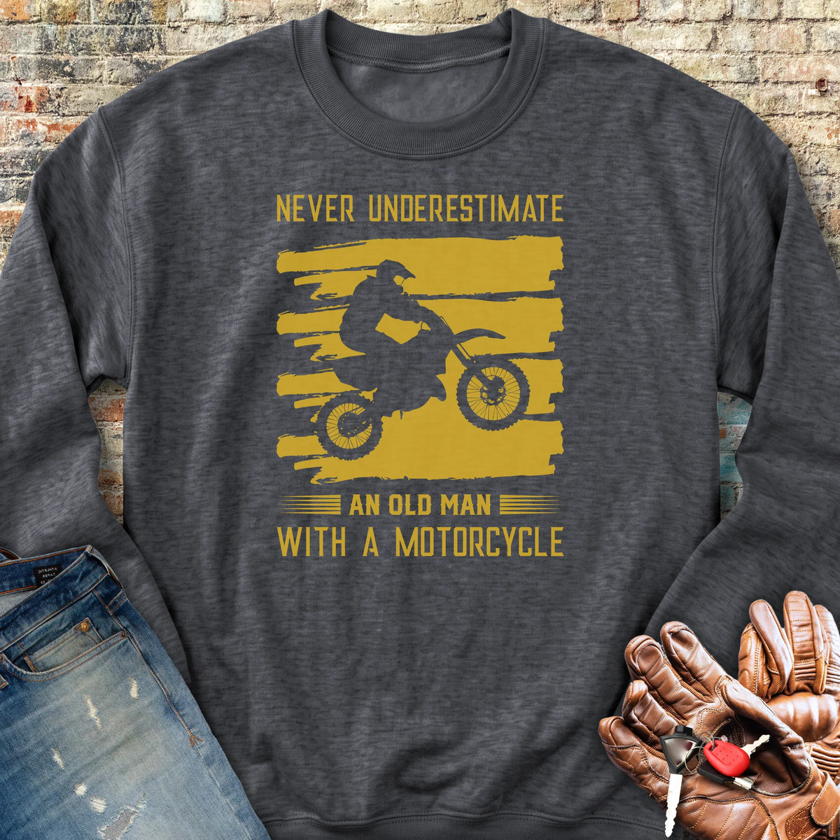 Underestimate Sweatshirt - Dark Heather