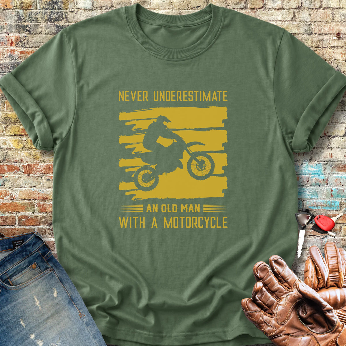 Underestimate Classic T-Shirt - Military Green