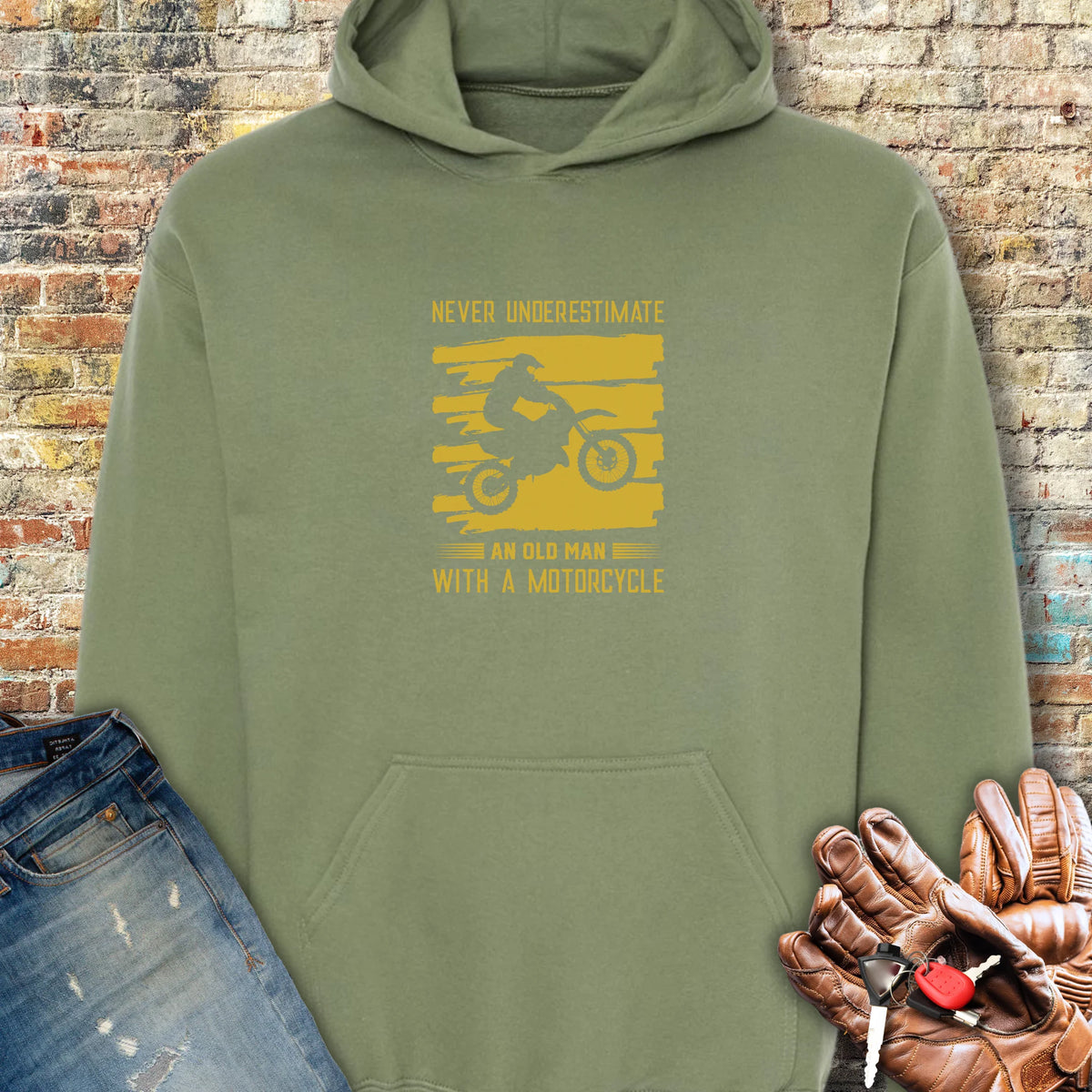 Underestimate Hoodie - Military Green