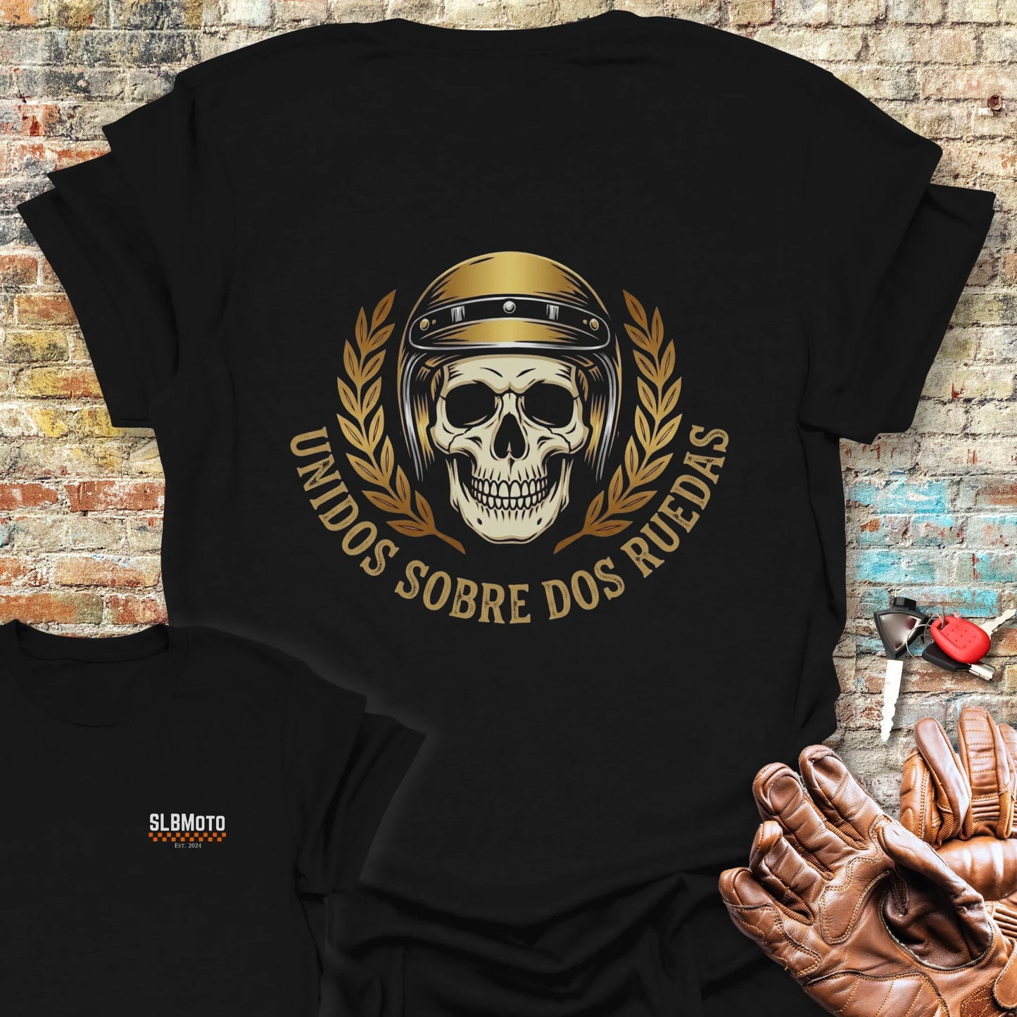 Unido Back Print T-Shirt - Black