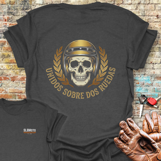 Unido Back Print T-Shirt - Dark Heather