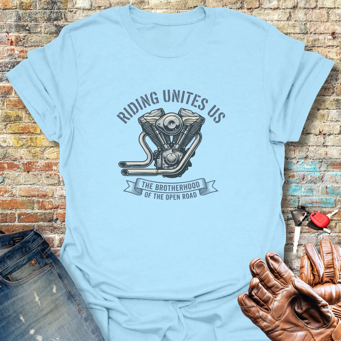 United Brotherhood T-Shirt - Light Blue