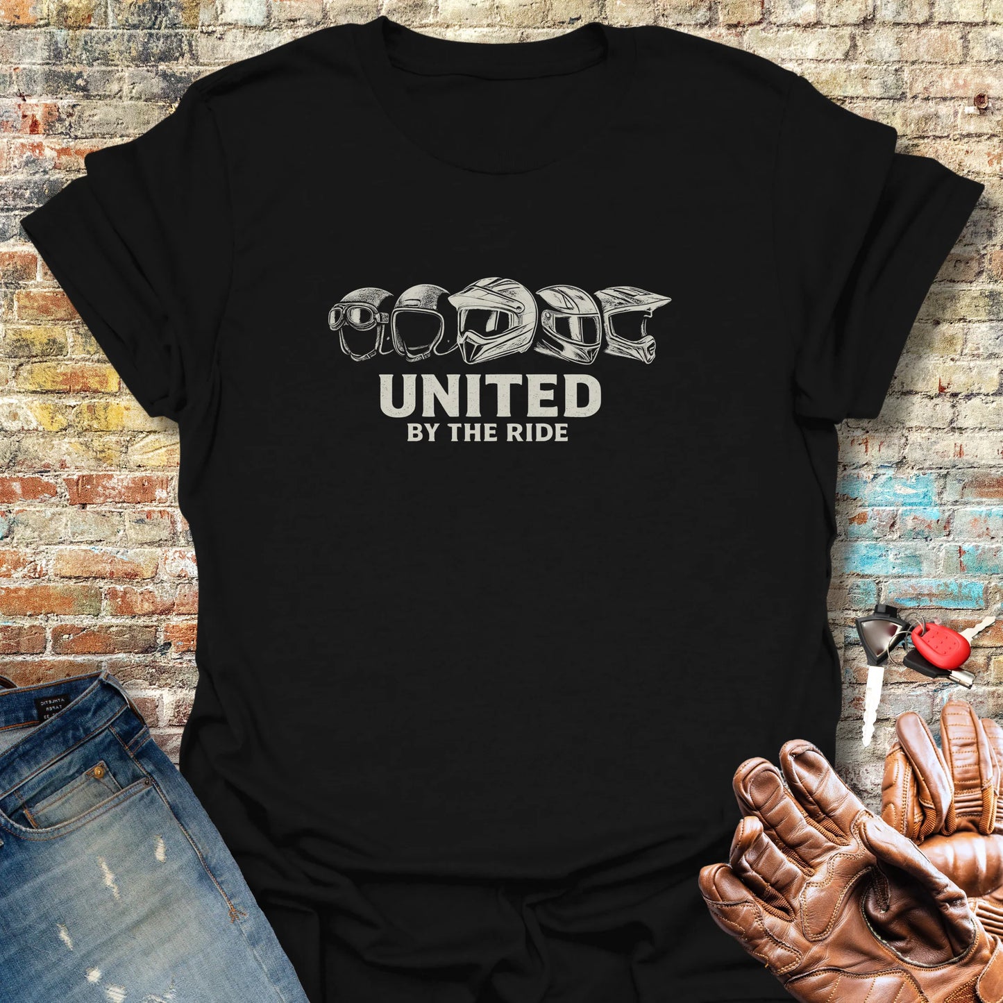 United By The Ride T-Shirt - Black