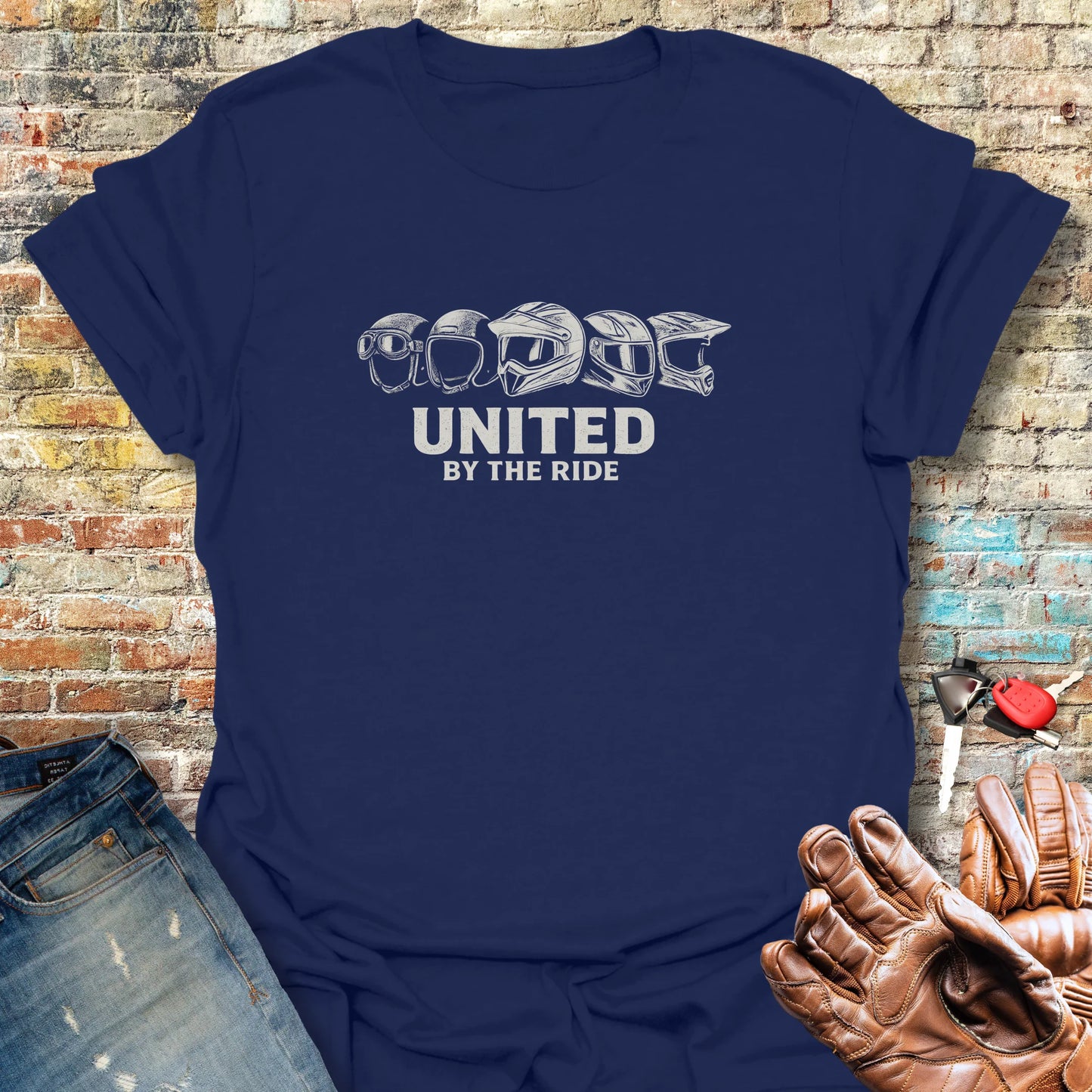United By The Ride T-Shirt - Navy