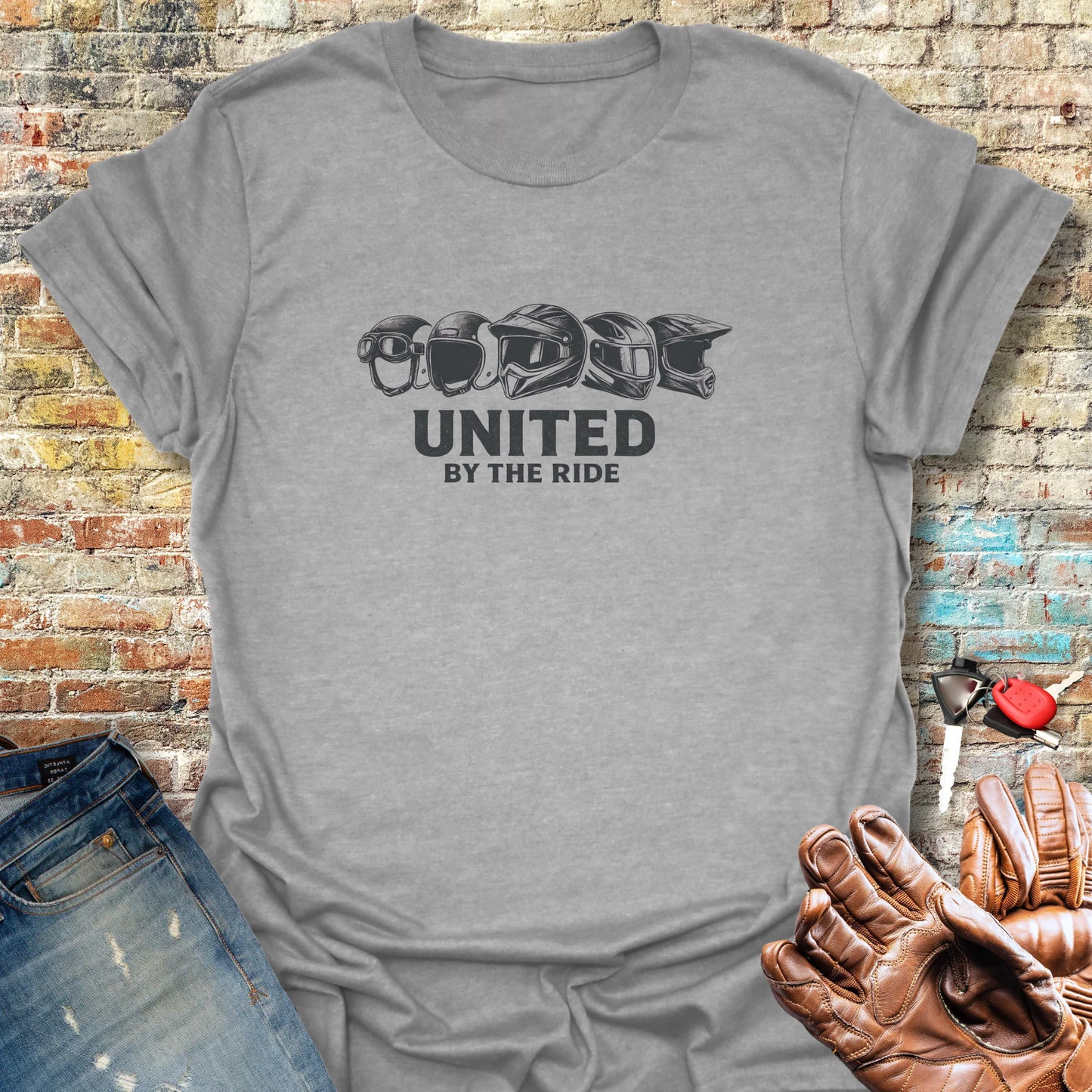 United By The Ride T-Shirt - Sport Grey
