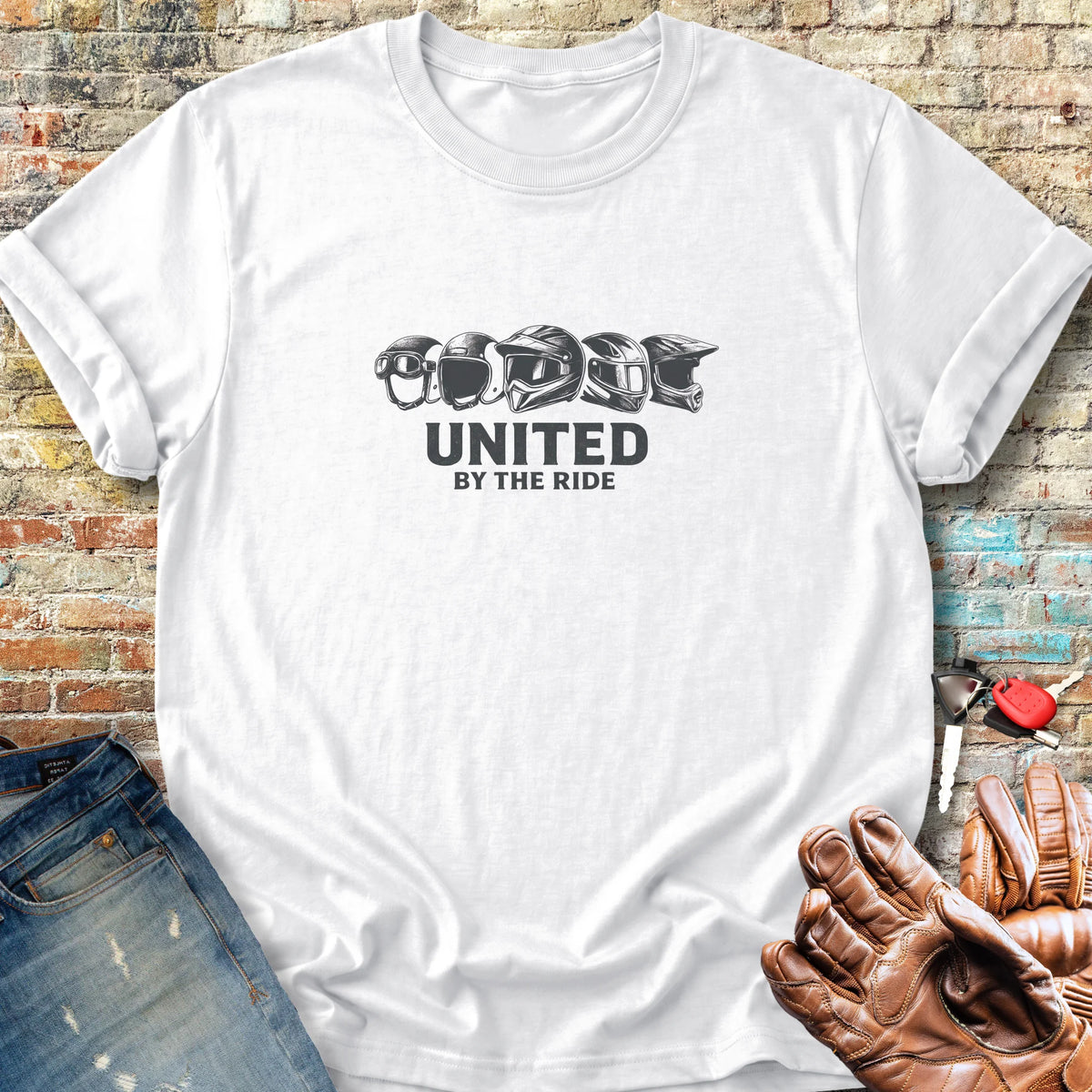 United By The Ride Classic T-Shirt - White