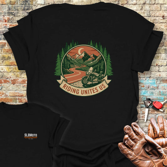 United Canyons Back Print T-Shirt - Black