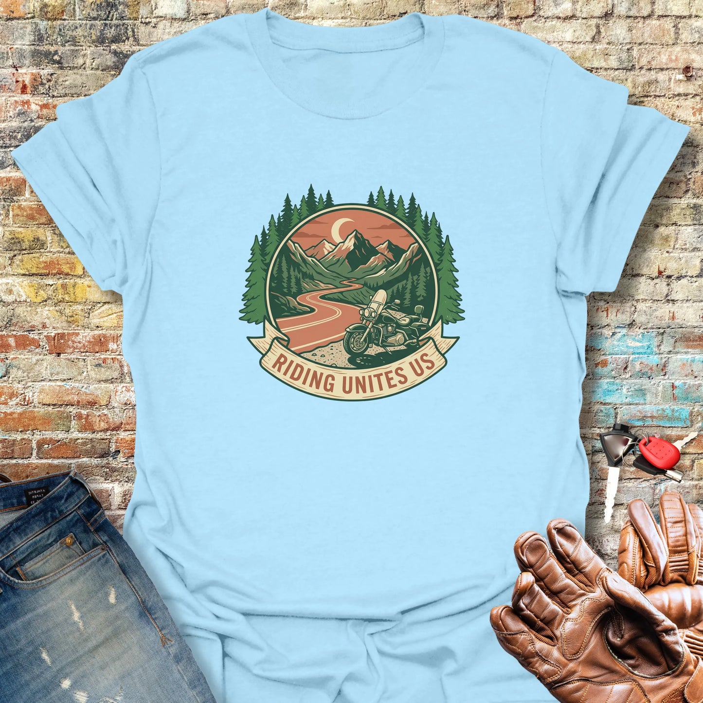 United Canyons T-Shirt - Light Blue