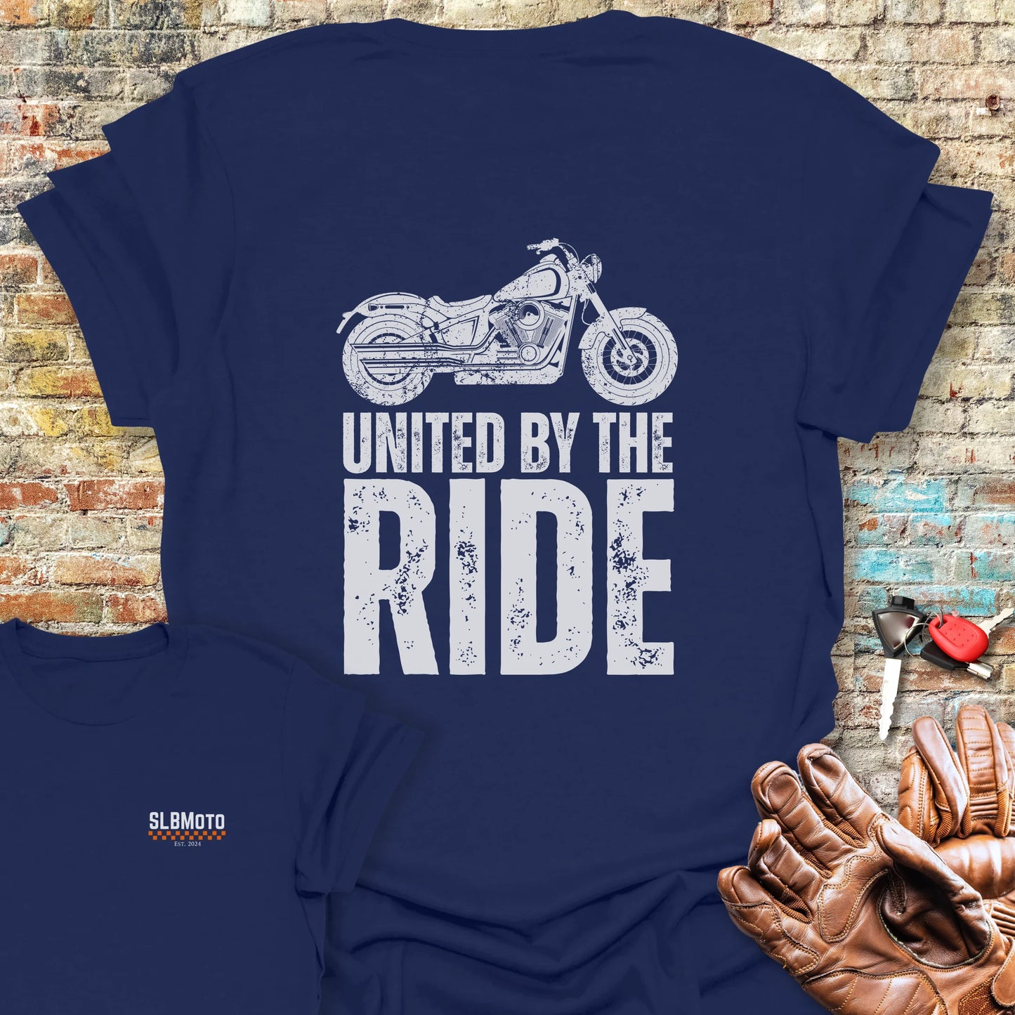 United Cruiser Back Print T-Shirt - Navy