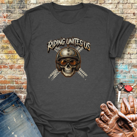 United Skull T-Shirt - Dark Heather