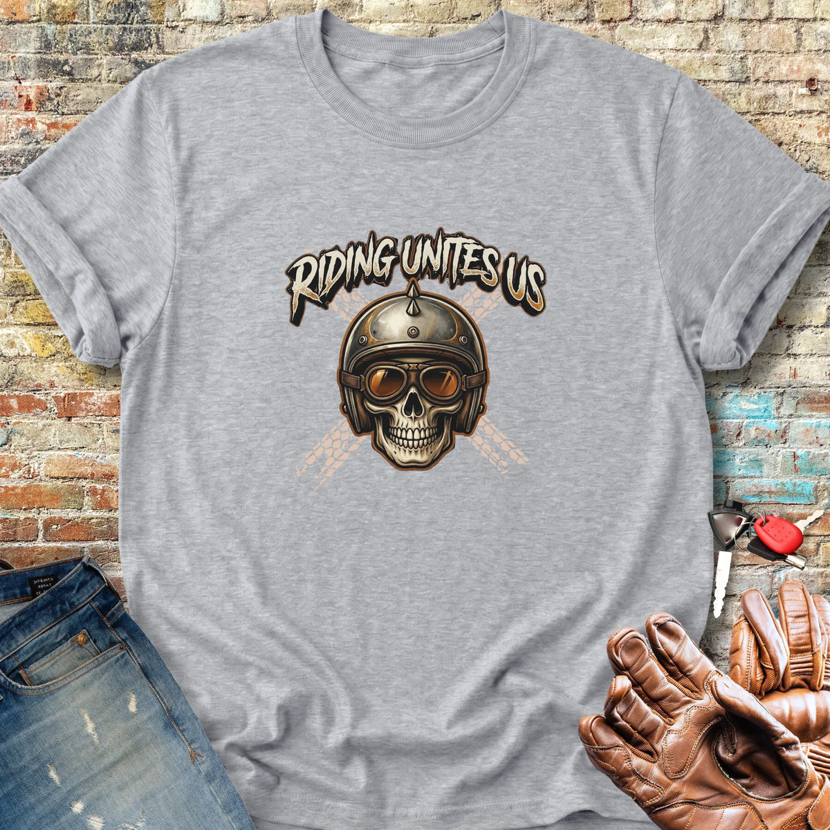 United Skull Classic T-Shirt - Sport Grey