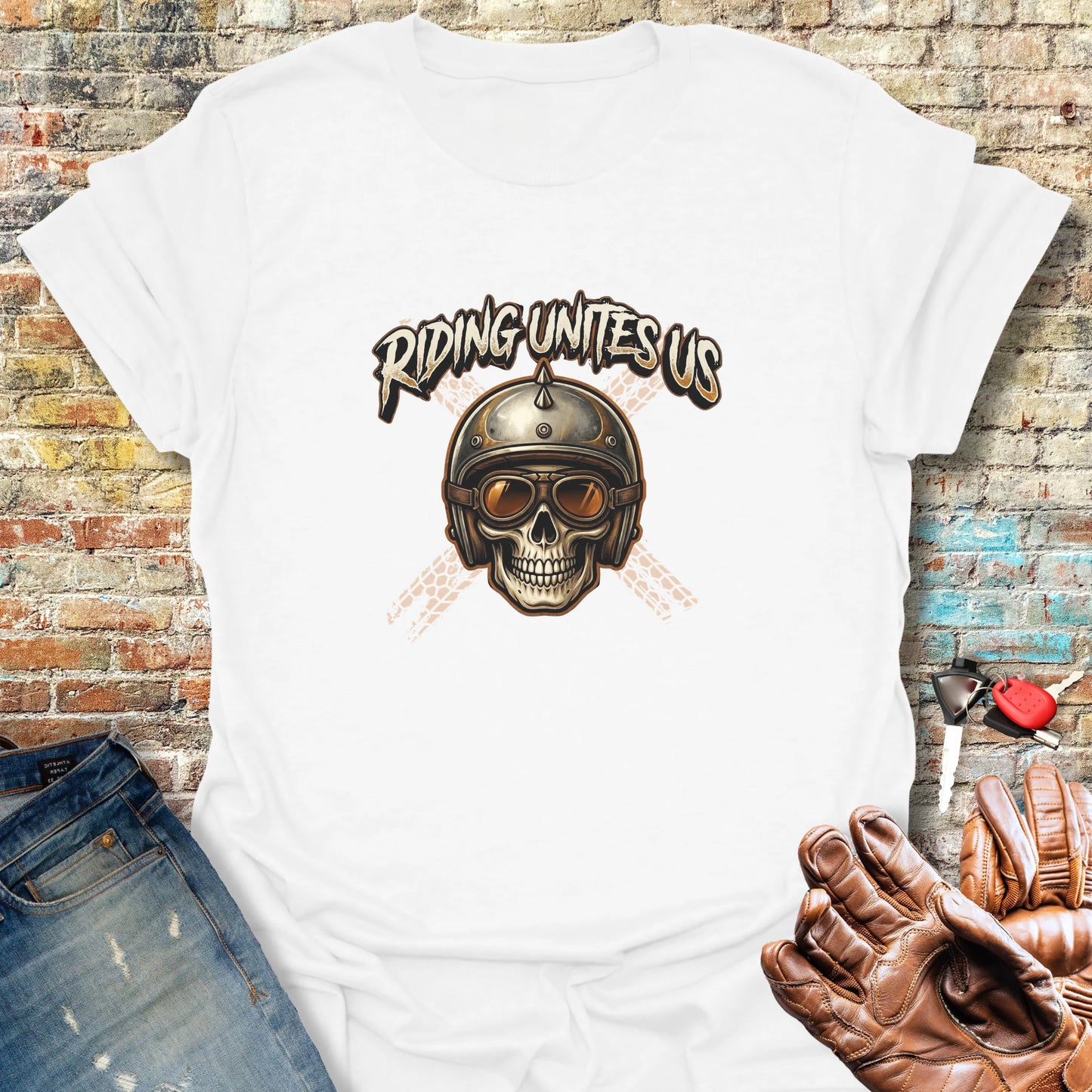 United Skull T-Shirt - White