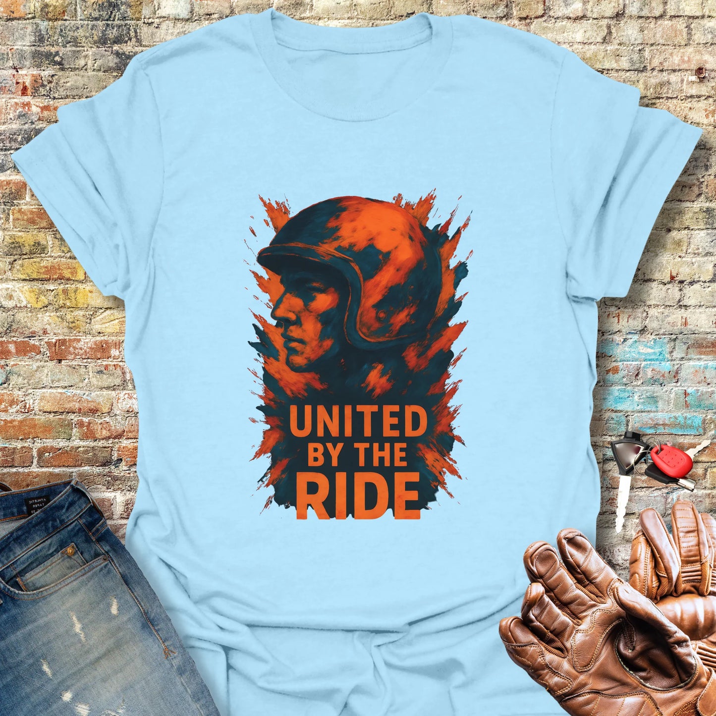 United Splash T-Shirt - Light Blue