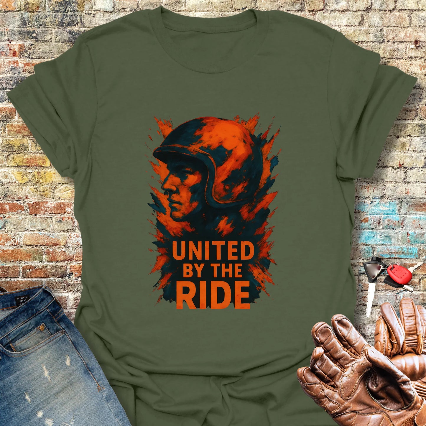United Splash T-Shirt - Military Green