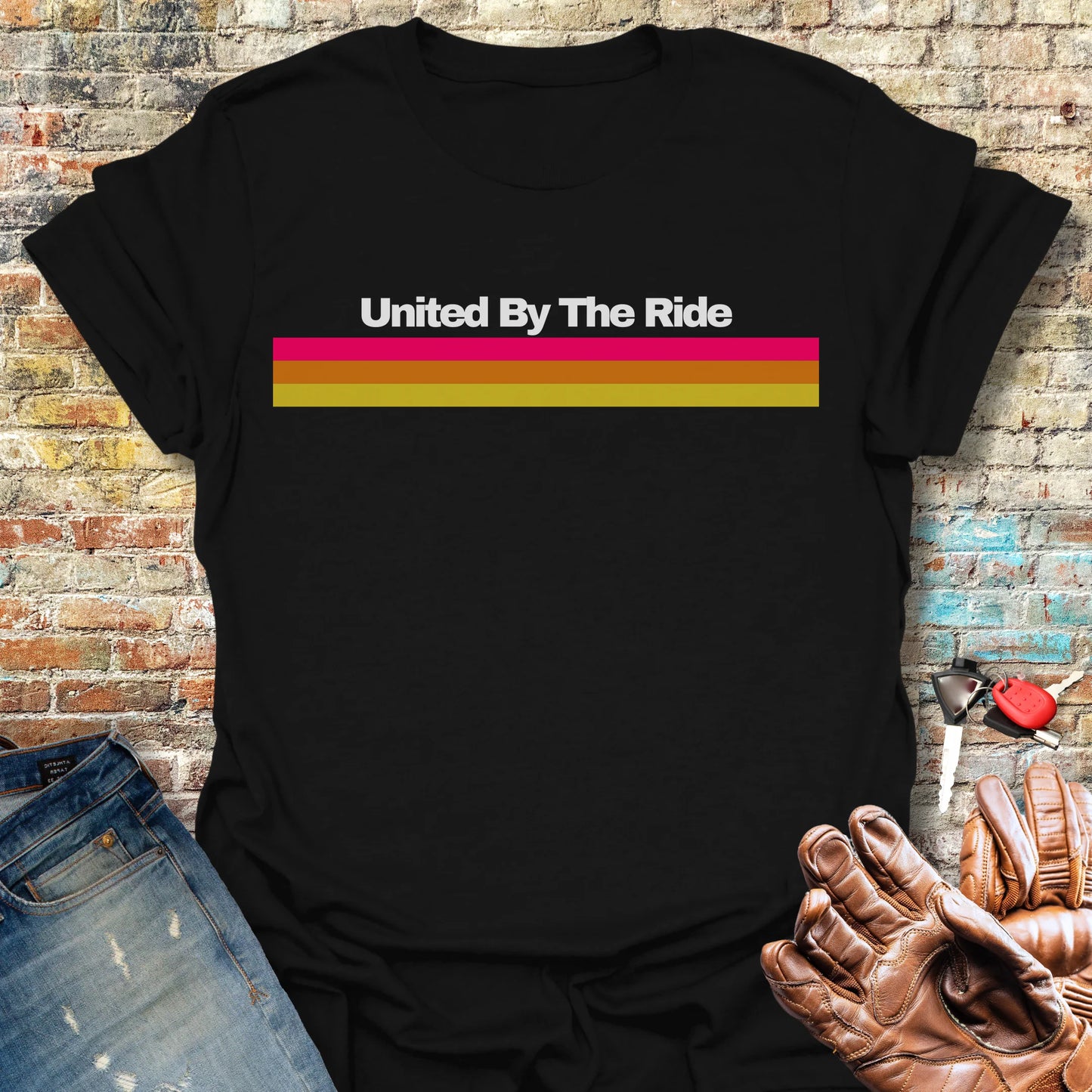 United Stripes T-Shirt - Black