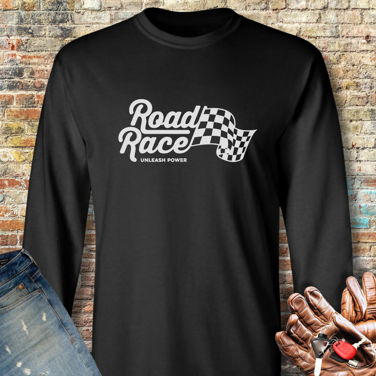 Unleash Power Long Sleeve T-Shirt - Black