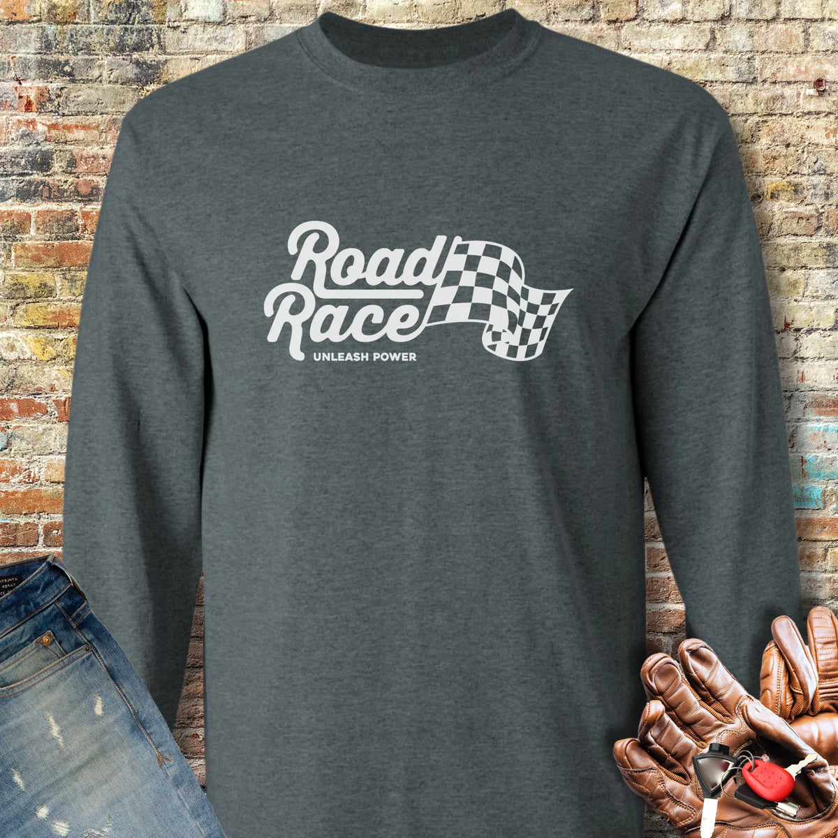 Unleash Power Long Sleeve T-Shirt - Dark Heather