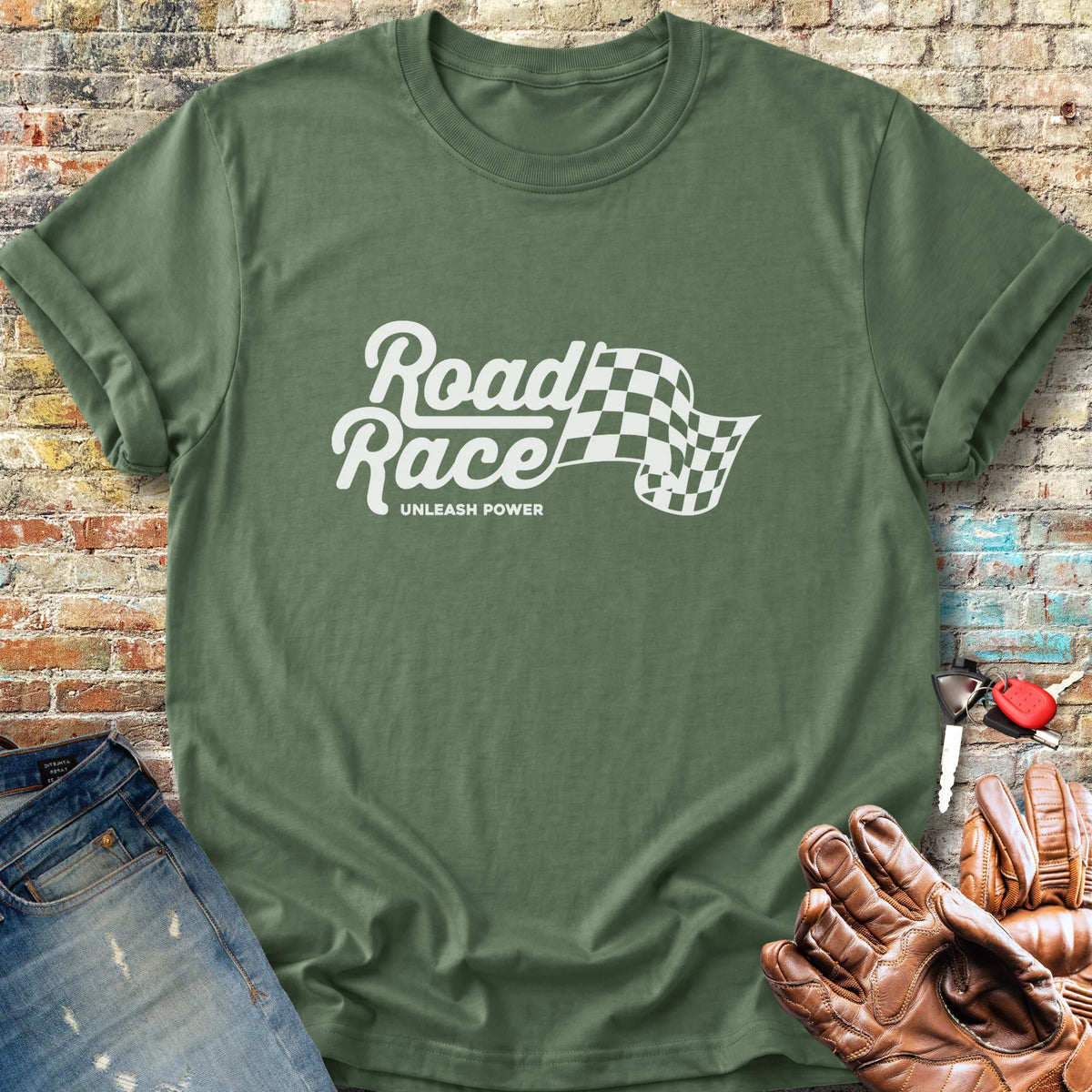 Unleash Power Classic T-Shirt - Military Green