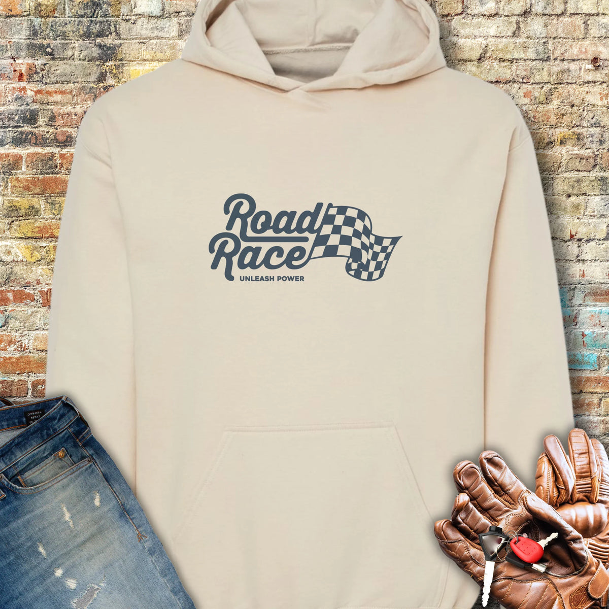 Unleash Power Hoodie - Sand