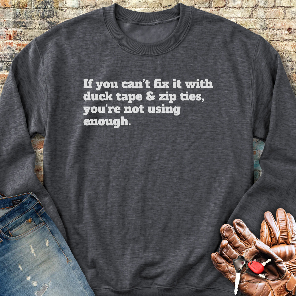 Use More Sweatshirt - Dark Heather