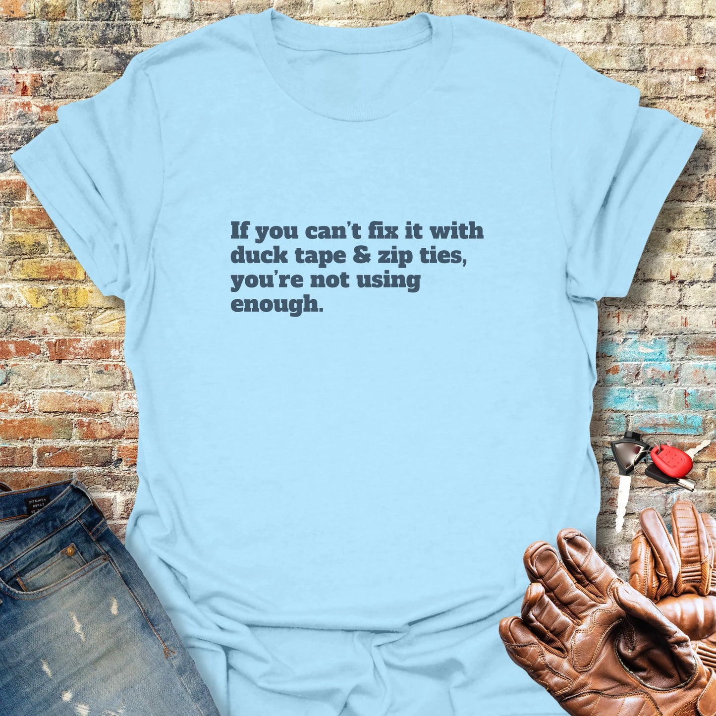 Use More T-Shirt - Light Blue