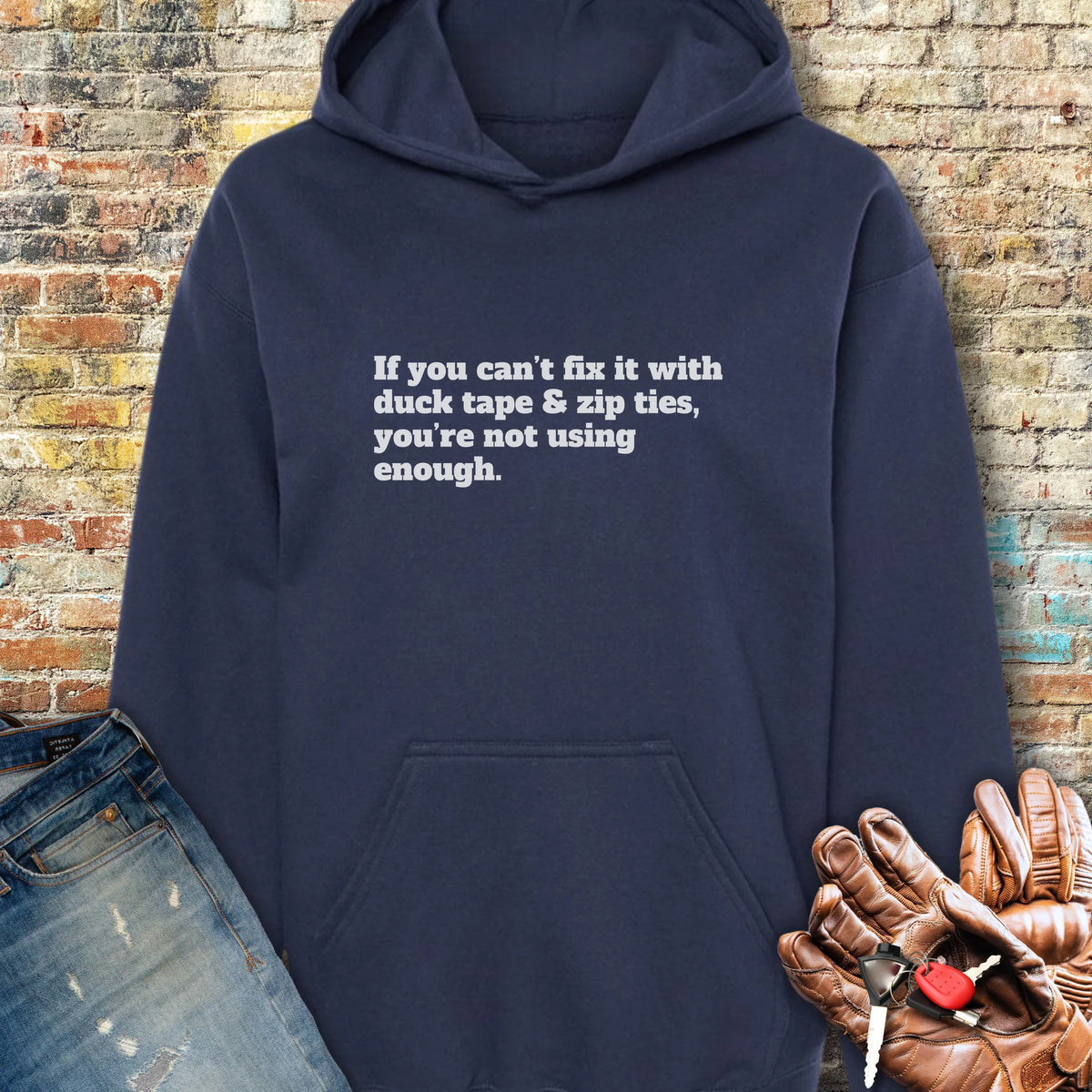 Use More Hoodie - Navy