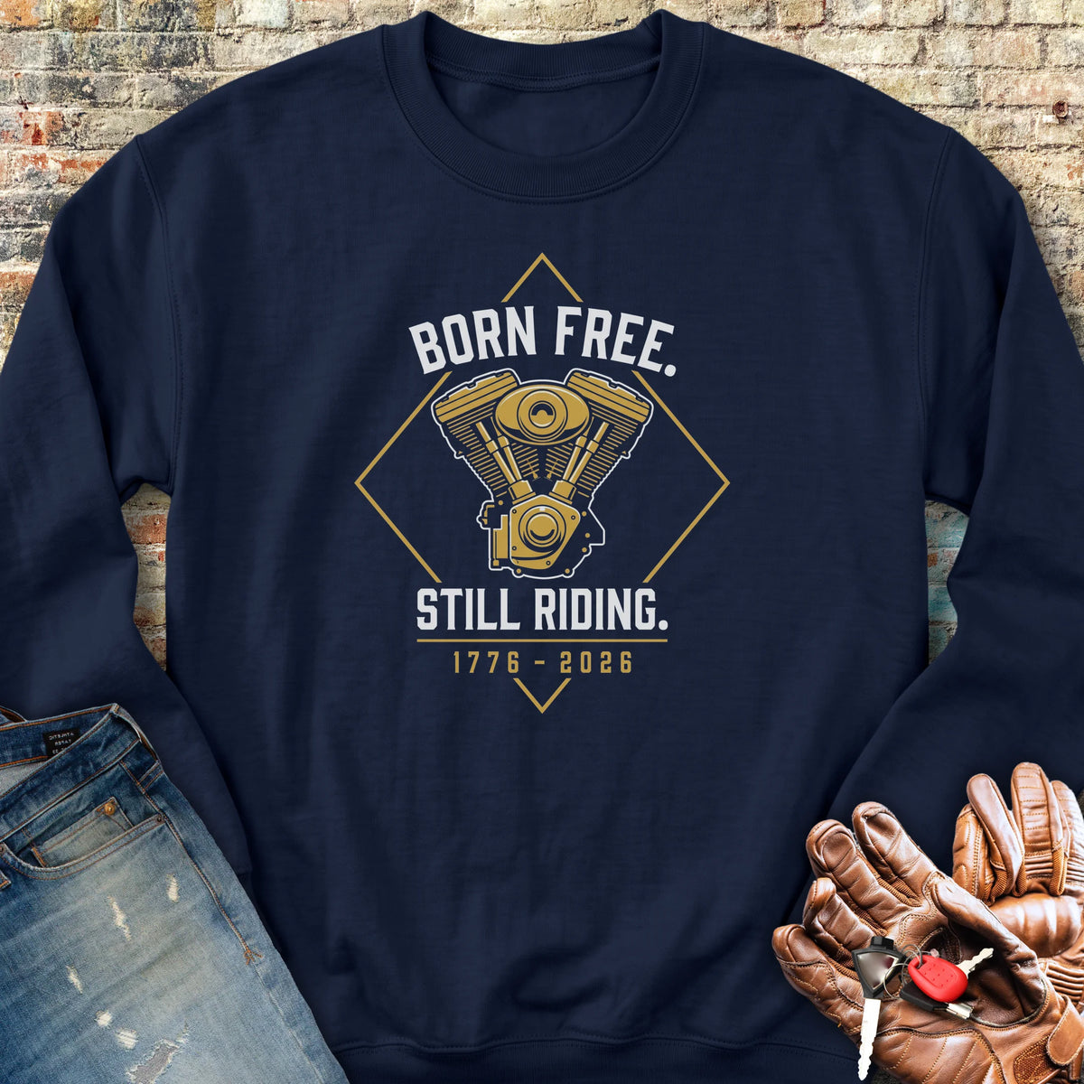 V-Twin 250th Sweatshirt - Navy