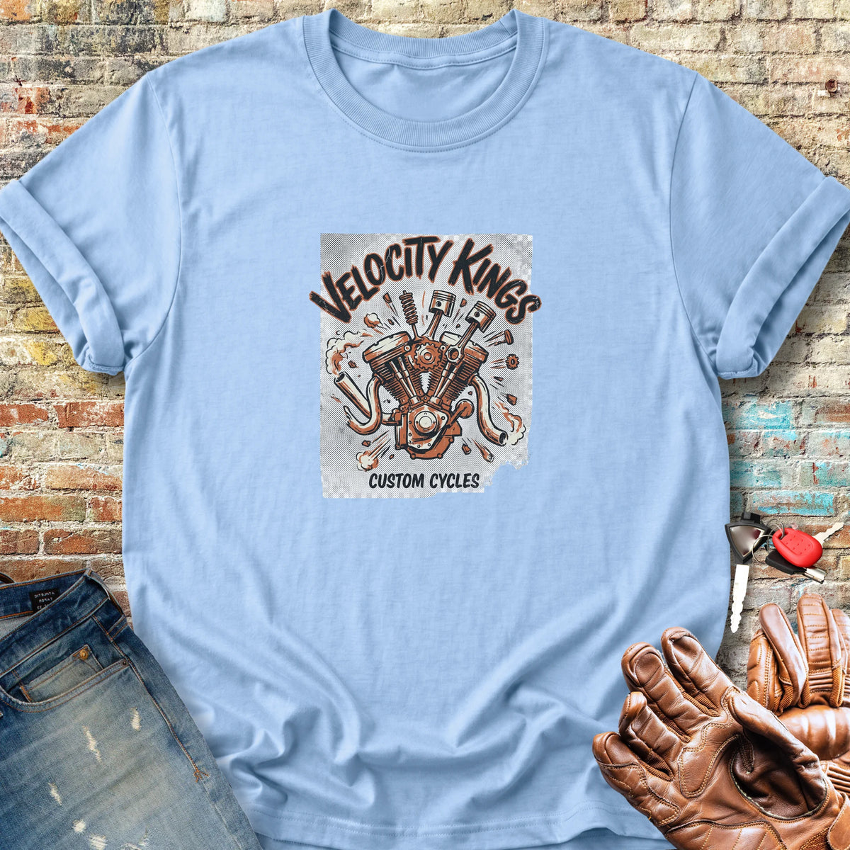 VK Custom Classic T-Shirt - Light Blue