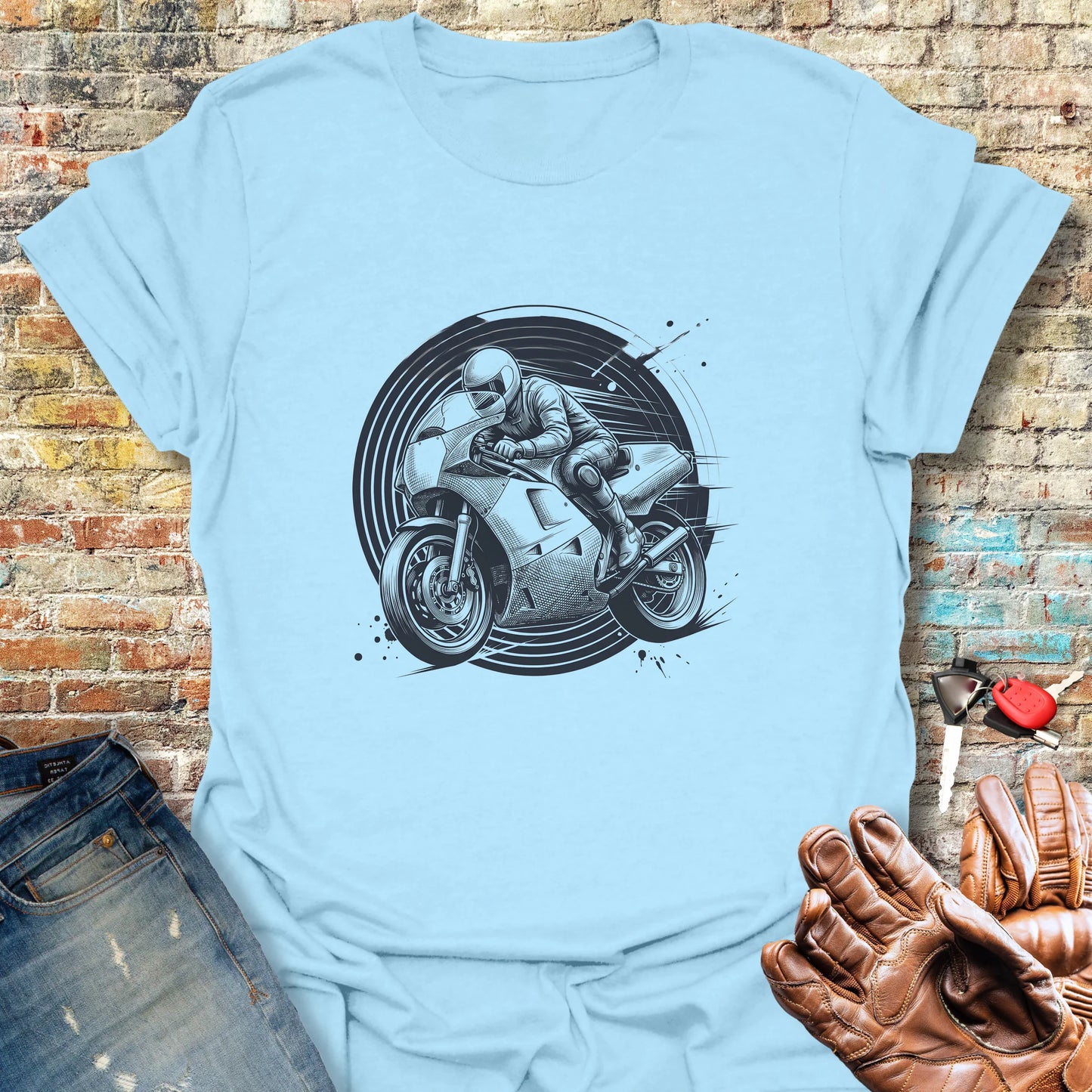 Velocity T-Shirt - Light Blue